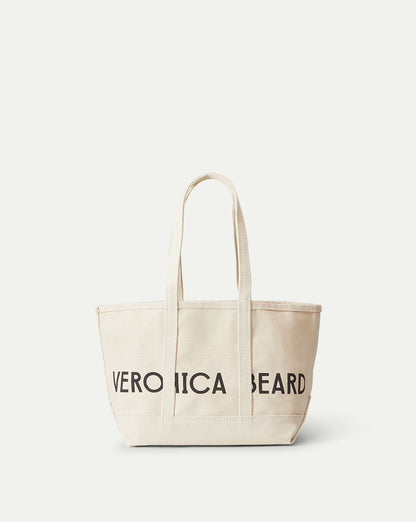 Veronica Beard | Small Canvas Logo Tote in Natural Natural