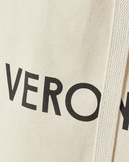 Veronica Beard | Large Canvas Logo Tote in Natural Natural