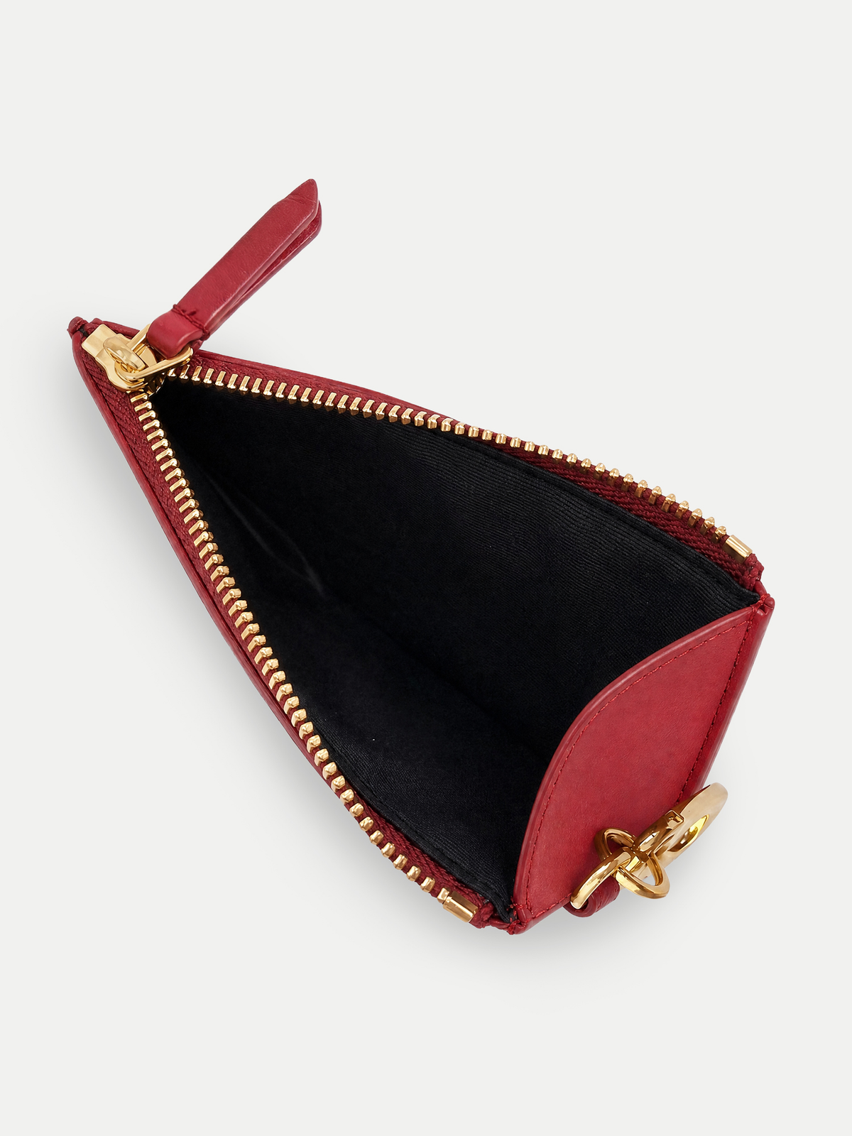 Veronica Beard | Calf-Hair Card Holder in Zebra Tan Multi