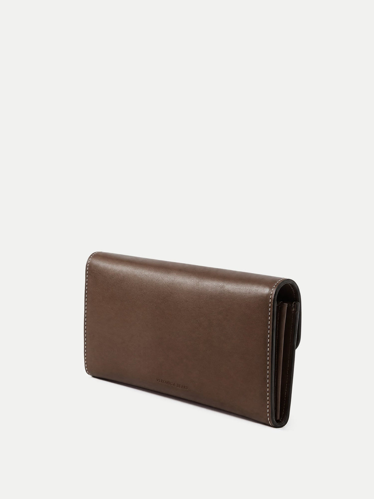 Veronica Beard | Leather Crossbody Wallet in Brown Whiskey Whiskey