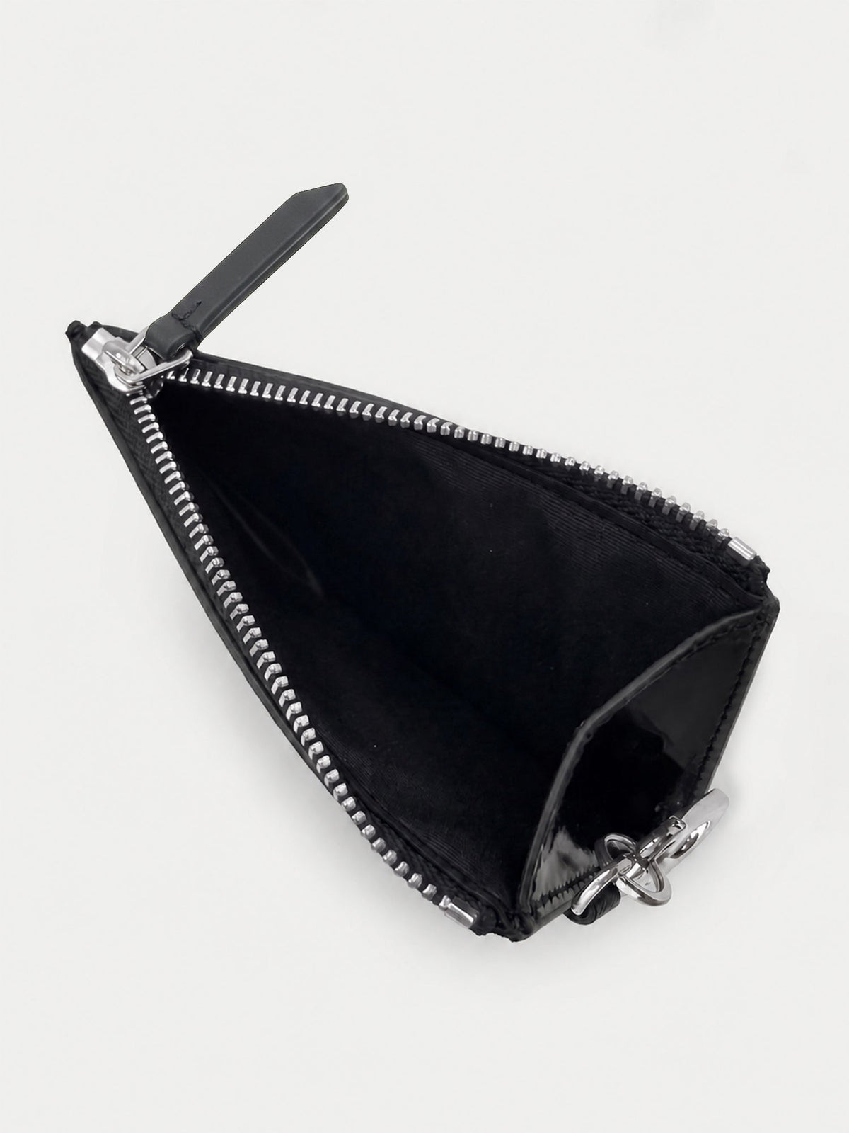 Veronica Beard | Snake-Embossed Card Holder in Taupe Bark Multi Bark Multi