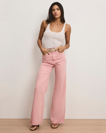 Veronica Beard | Arch Resin-Buckle Suede Belt in Stone Khaki Stone Khaki