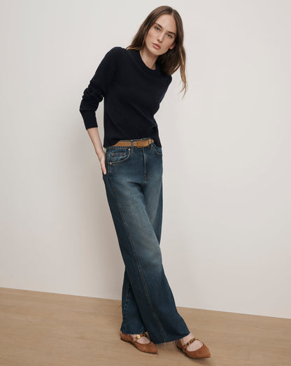 Veronica Beard | Loop Suede Belt in Tan Acorn