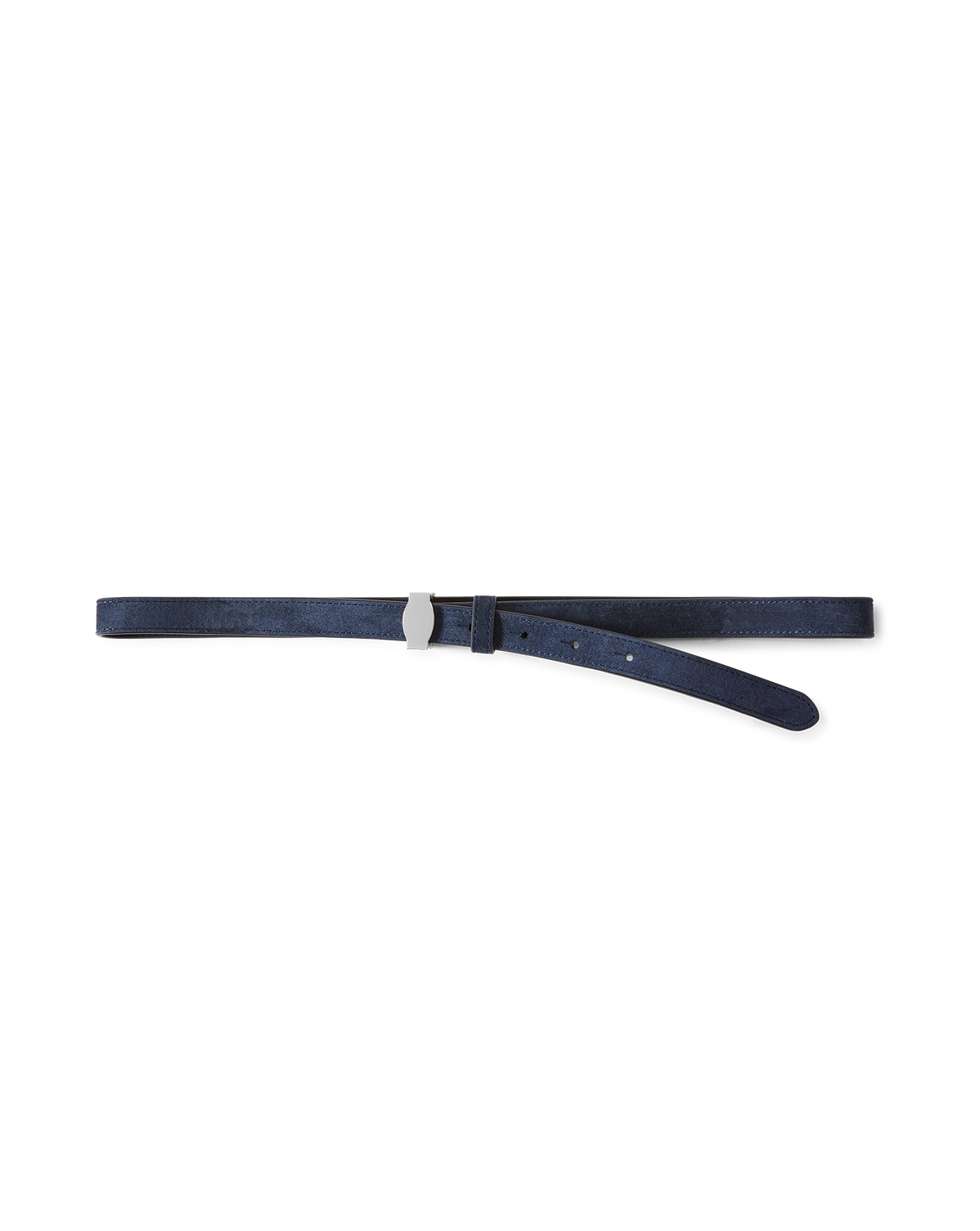 Veronica Beard | Dash Suede Belt in Navy Navy