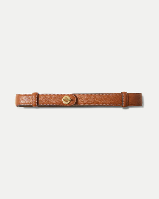 Veronica Beard | Anchor Leather Belt in Hazelwood Hazelwood
