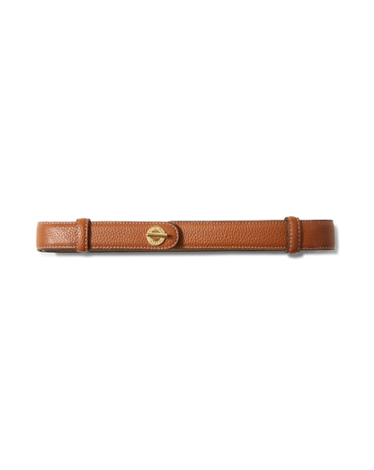 Veronica Beard | Anchor Leather Belt in Hazelwood Hazelwood