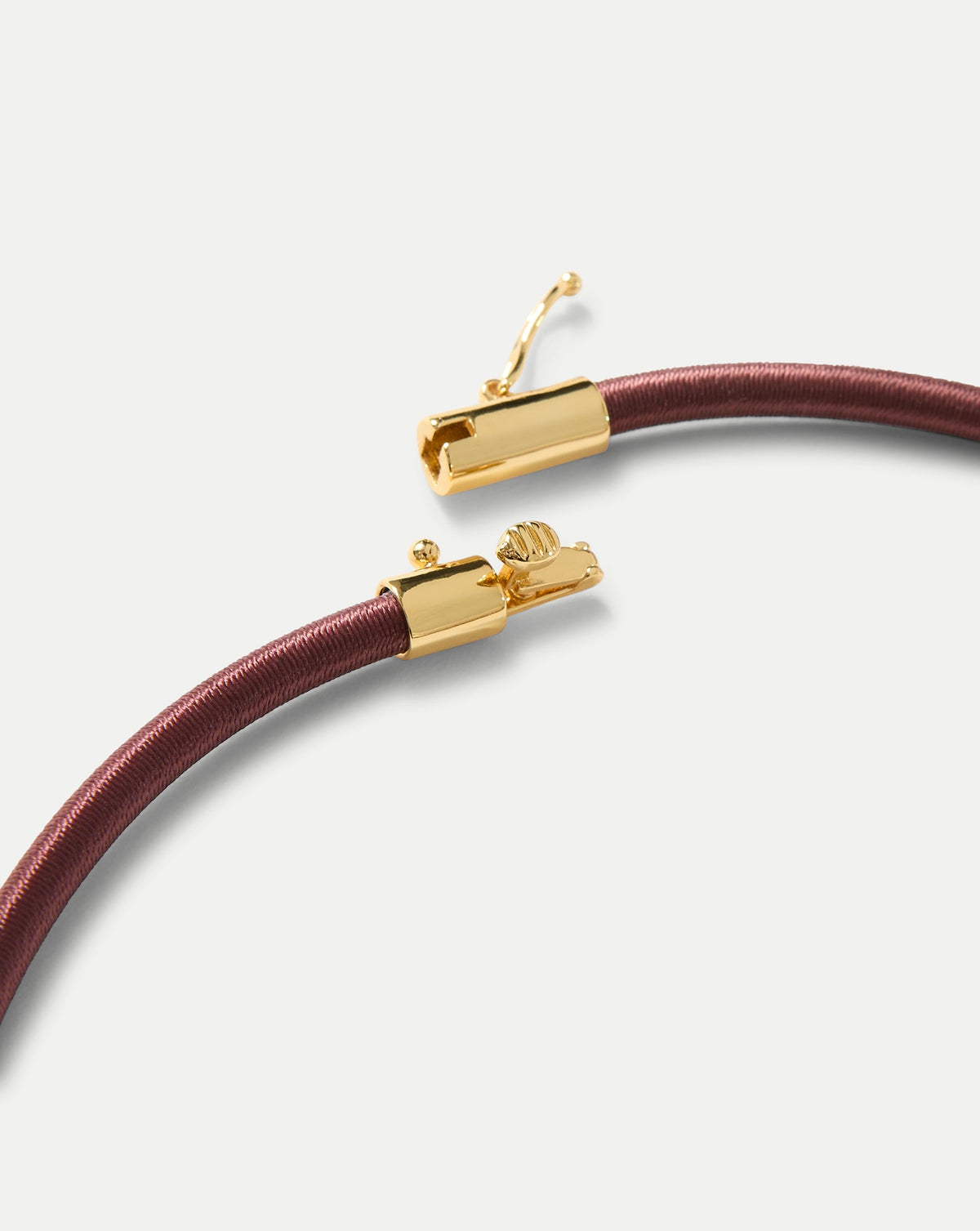 Veronica Beard | Burgundy Cord Pendant Necklace in Burgundy Burgundy