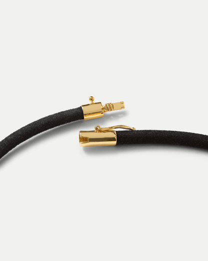 Veronica Beard | Pearl Pendant Cord Necklace in Pearl/Black Pearl/Black