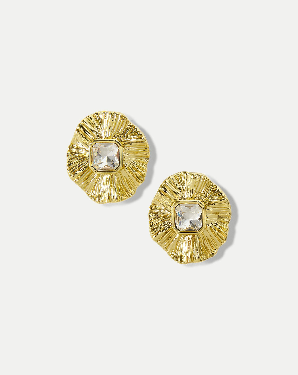 Veronica Beard | Gold Floral Earring in Gold Gold