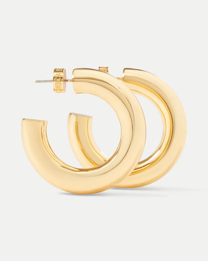 Veronica Beard | Everyday Hoop in Gold Gold
