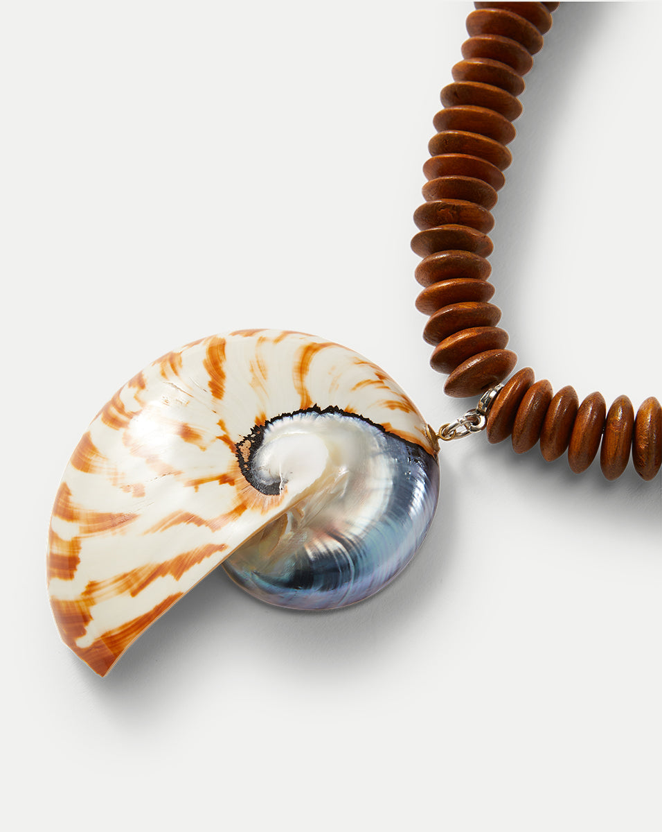 Veronica Beard | Nantucket Shell Necklace in Multi Multi