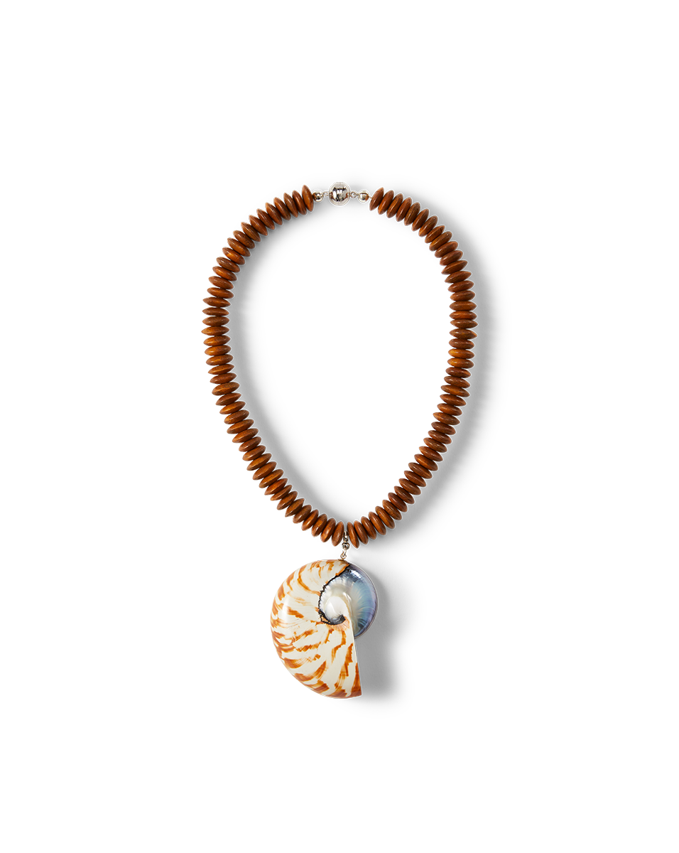 Veronica Beard | Nantucket Shell Necklace in Multi Multi