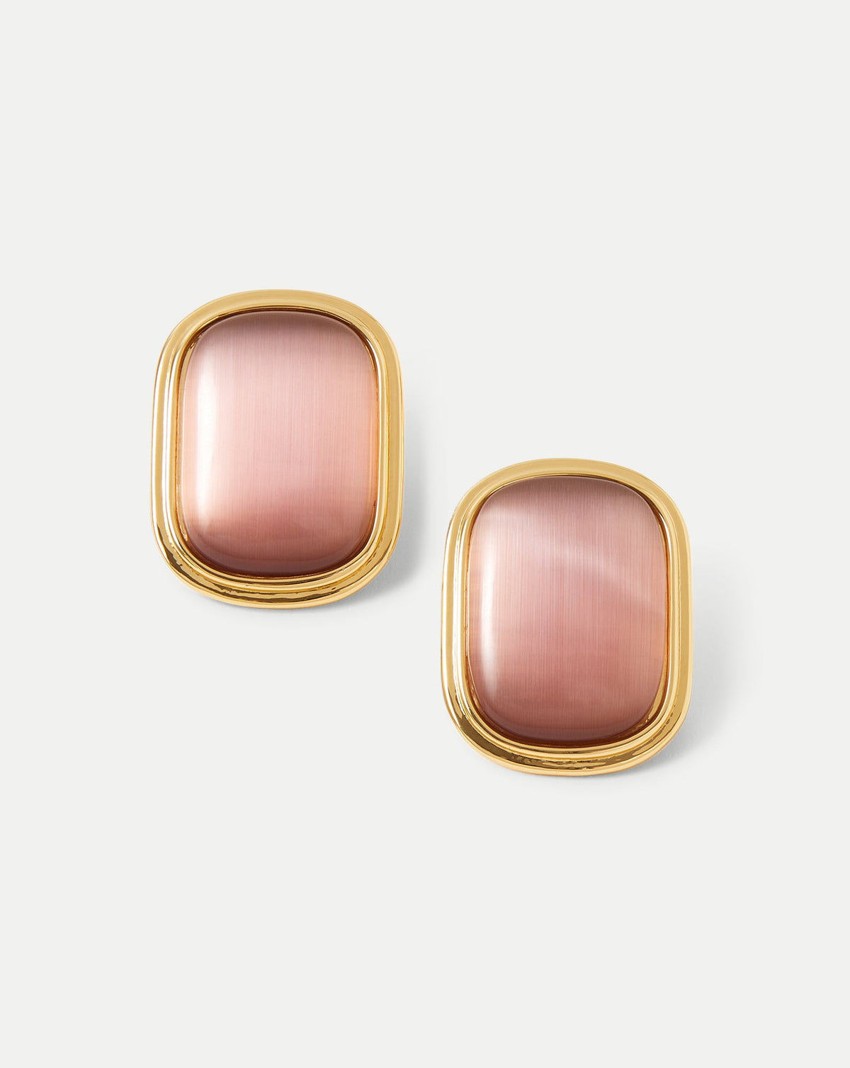 Veronica Beard | Cat’s Eye Stone Earring in Plum Plum
