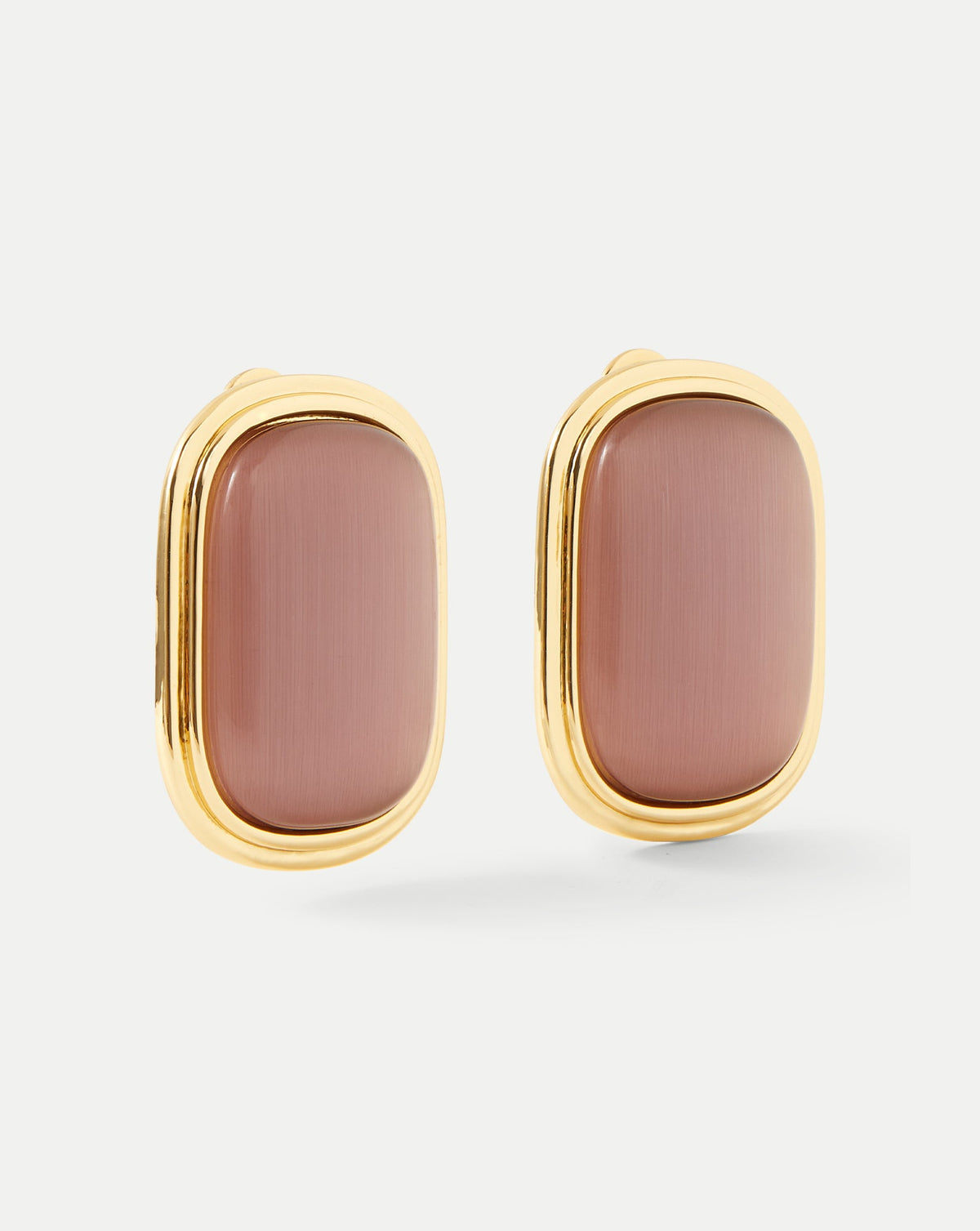 Veronica Beard | Cat’s Eye Stone Earring in Plum Plum