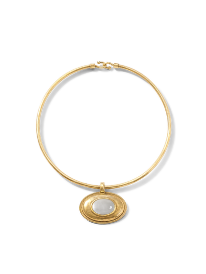 Veronica Beard | Cat’s Eye Collar Necklace in Gold Gold