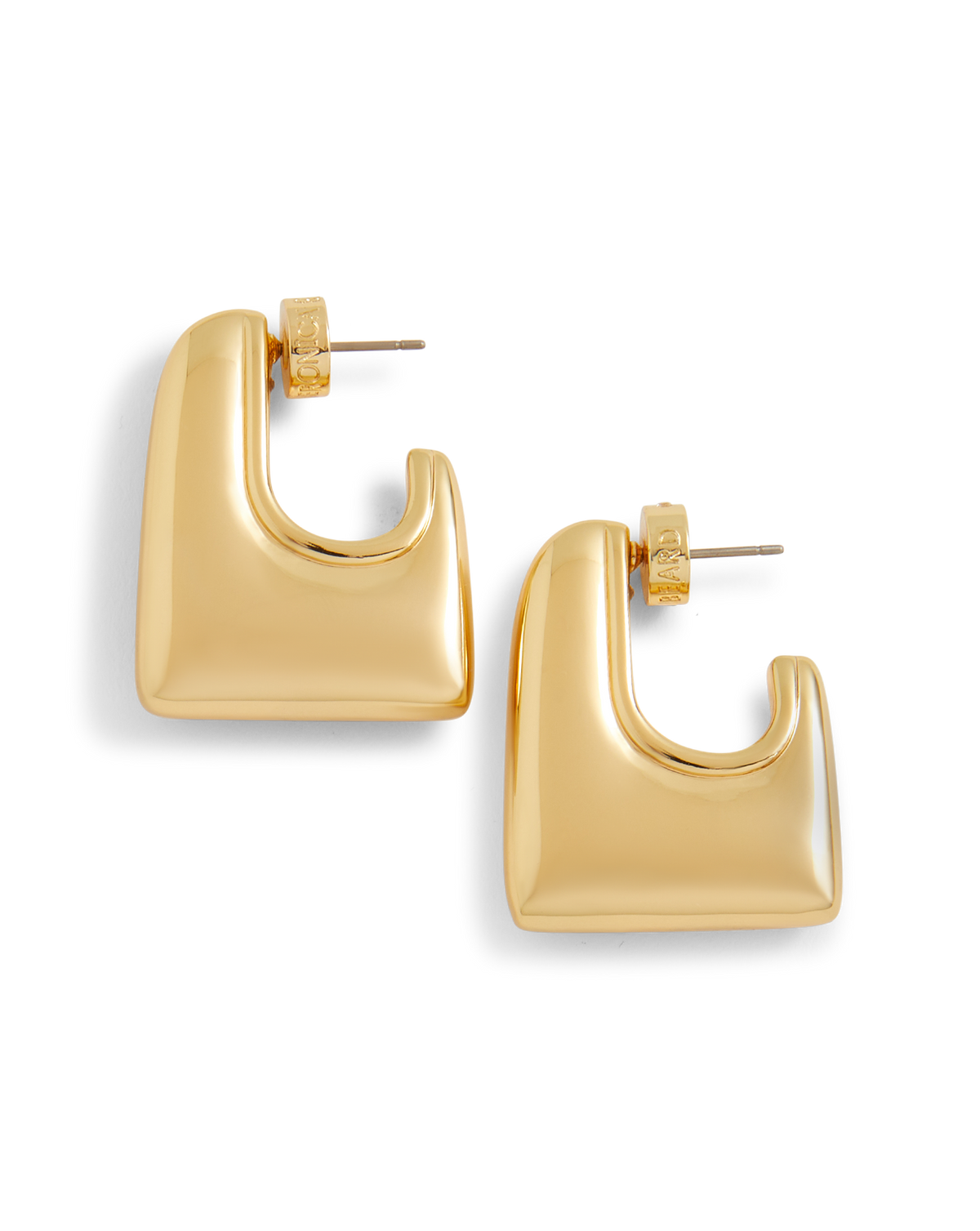 Veronica Beard | Everyday Square Hoop in Gold Gold