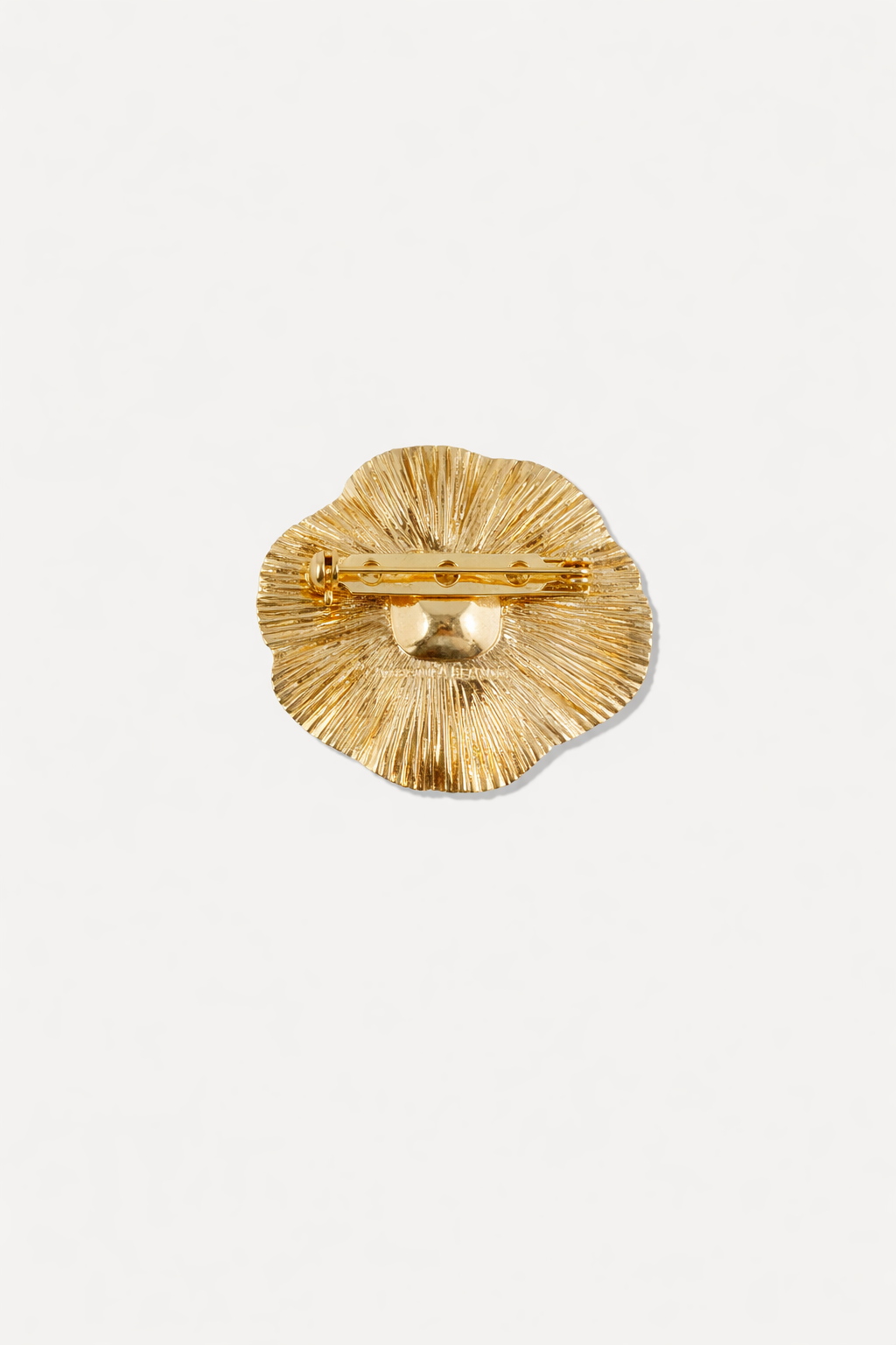 Veronica Beard | Gold Floral Brooch in Gold Gold
