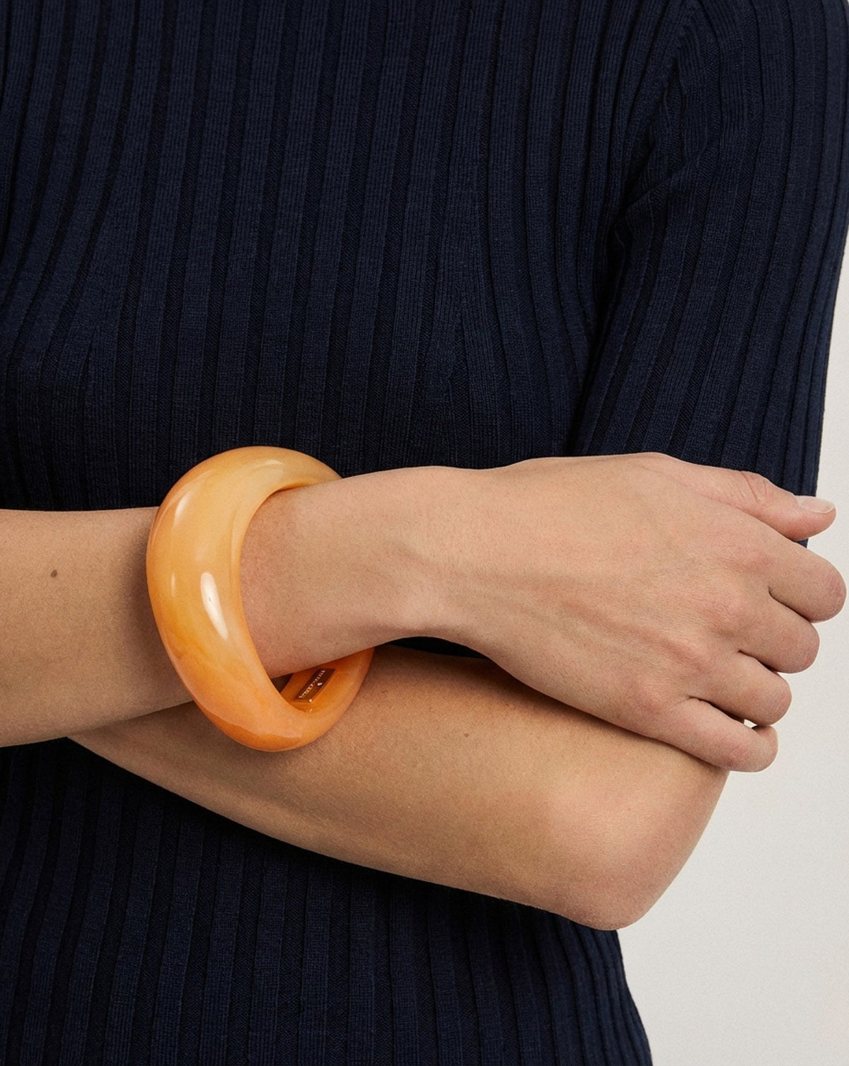 Veronica Beard | Marbled Resin Bangle in Sherbert Sherbert