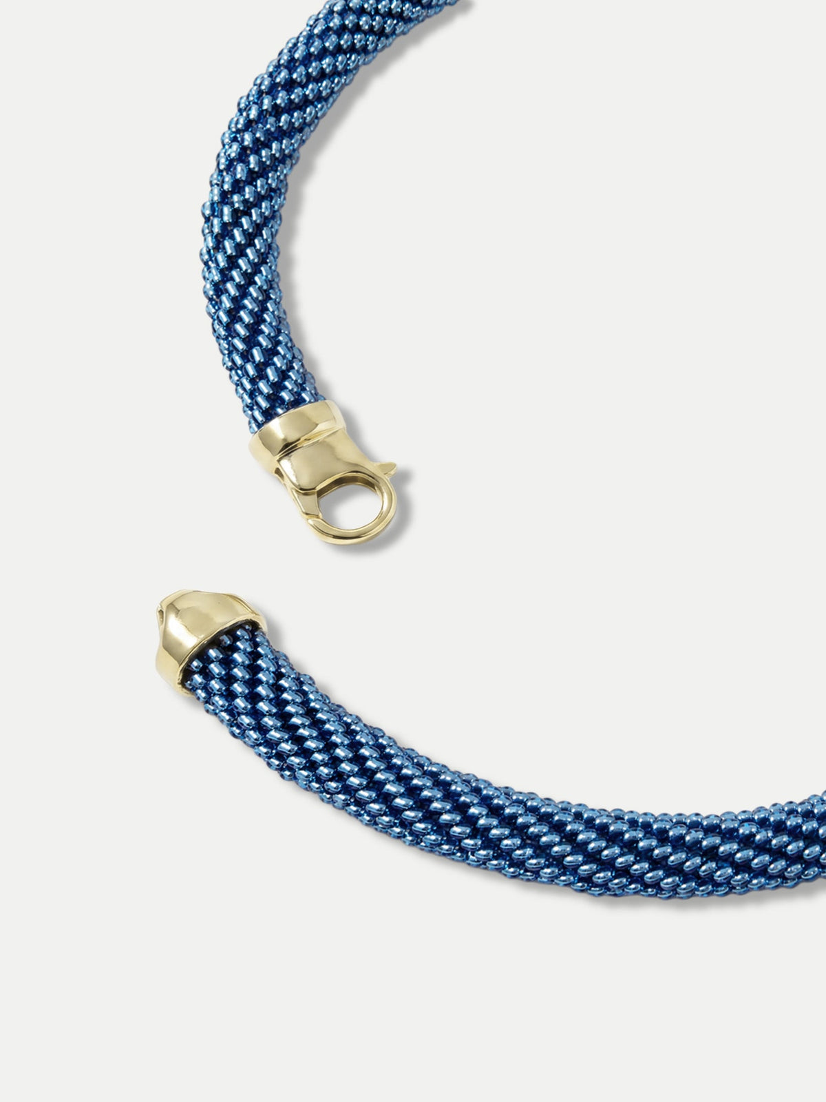 Veronica Beard | Tiger’s Eye Beaded Necklace in Blue Blue