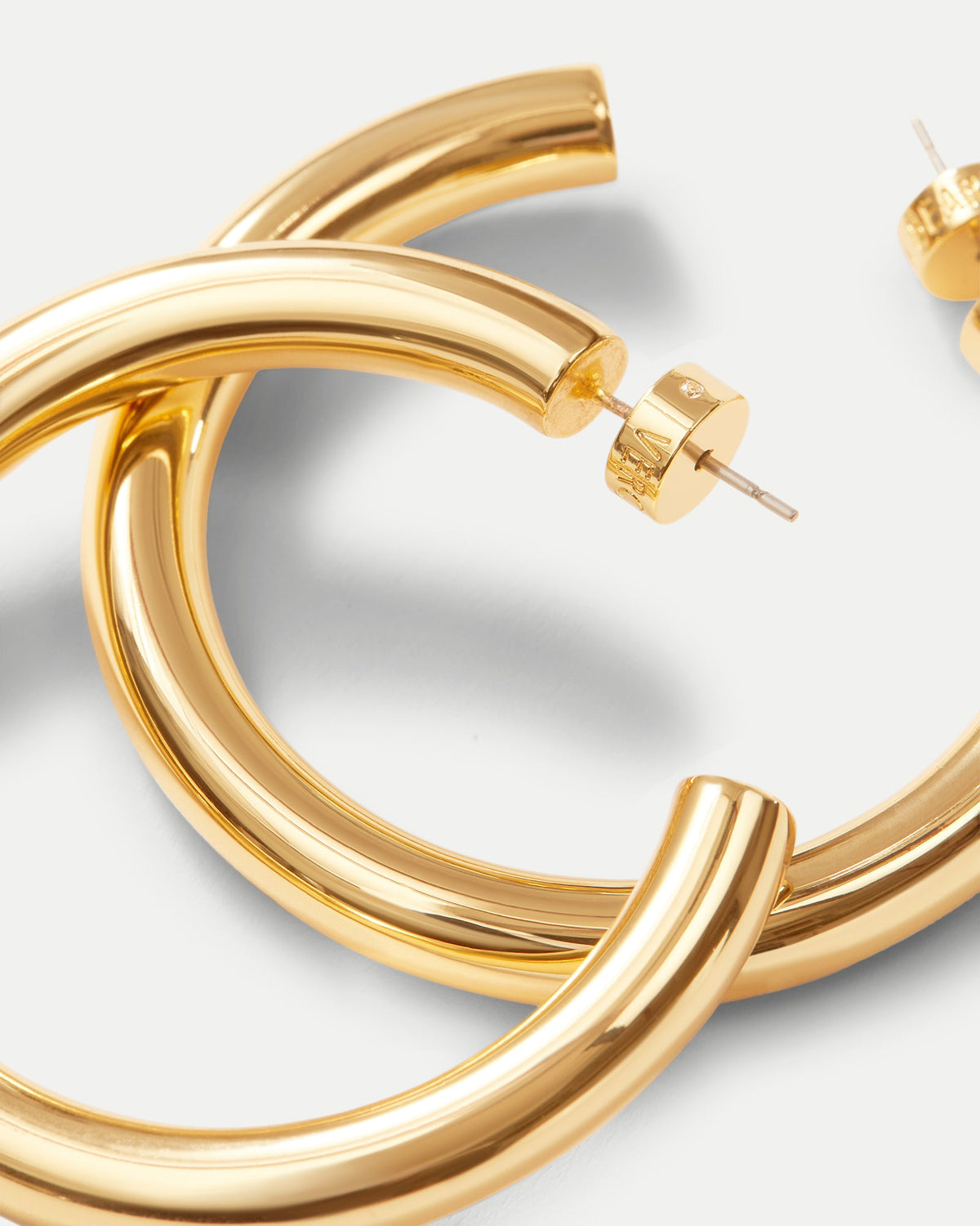 Veronica Beard | Large Everyday Hoop in Gold Gold