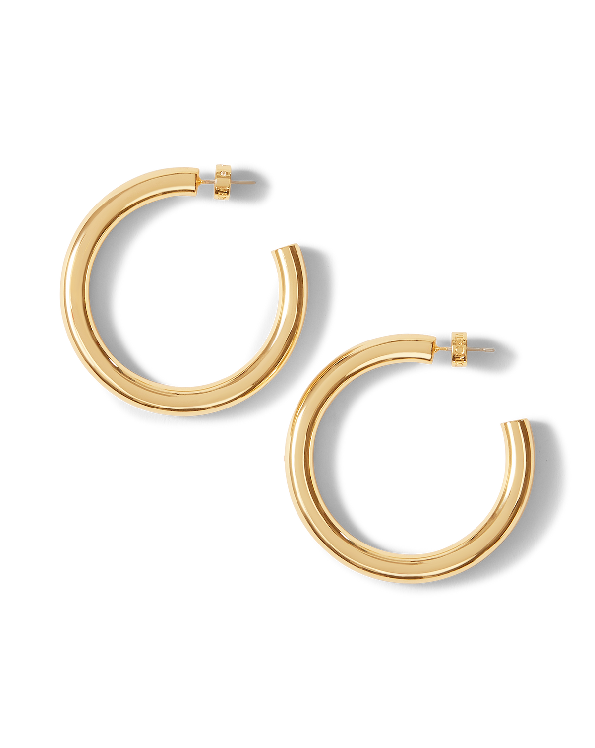 Veronica Beard | Large Everyday Hoop in Gold Gold