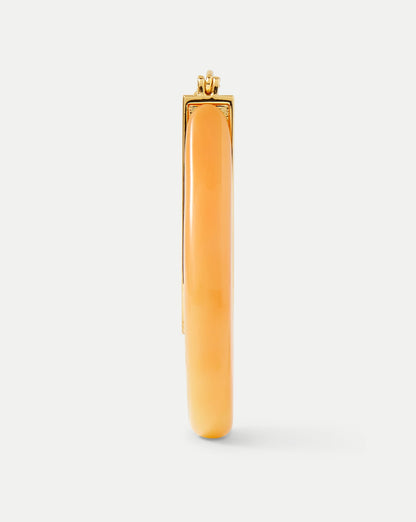 Veronica Beard | Resin Drop Hoop Earring in Sherbert Sherbert