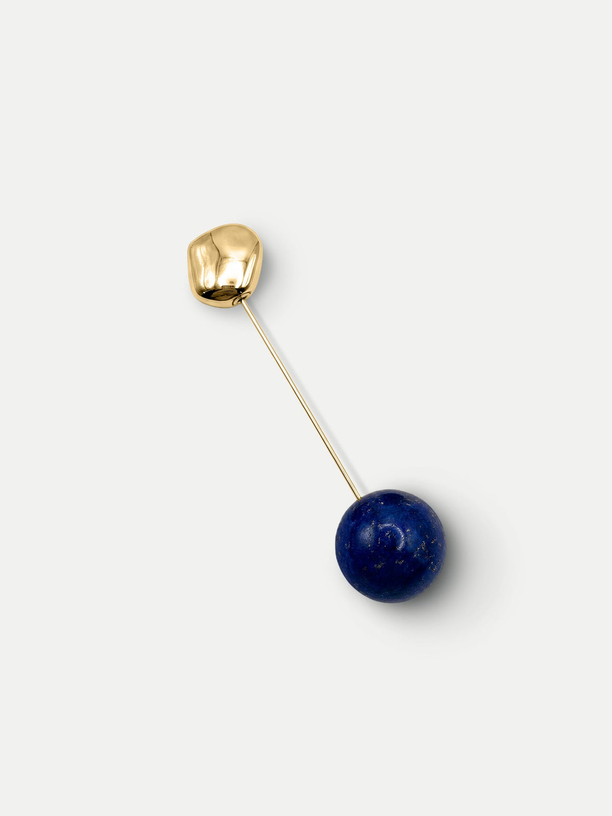 Veronica Beard | Lapis Pin Brooch in Gold/Navy Gold/Navy