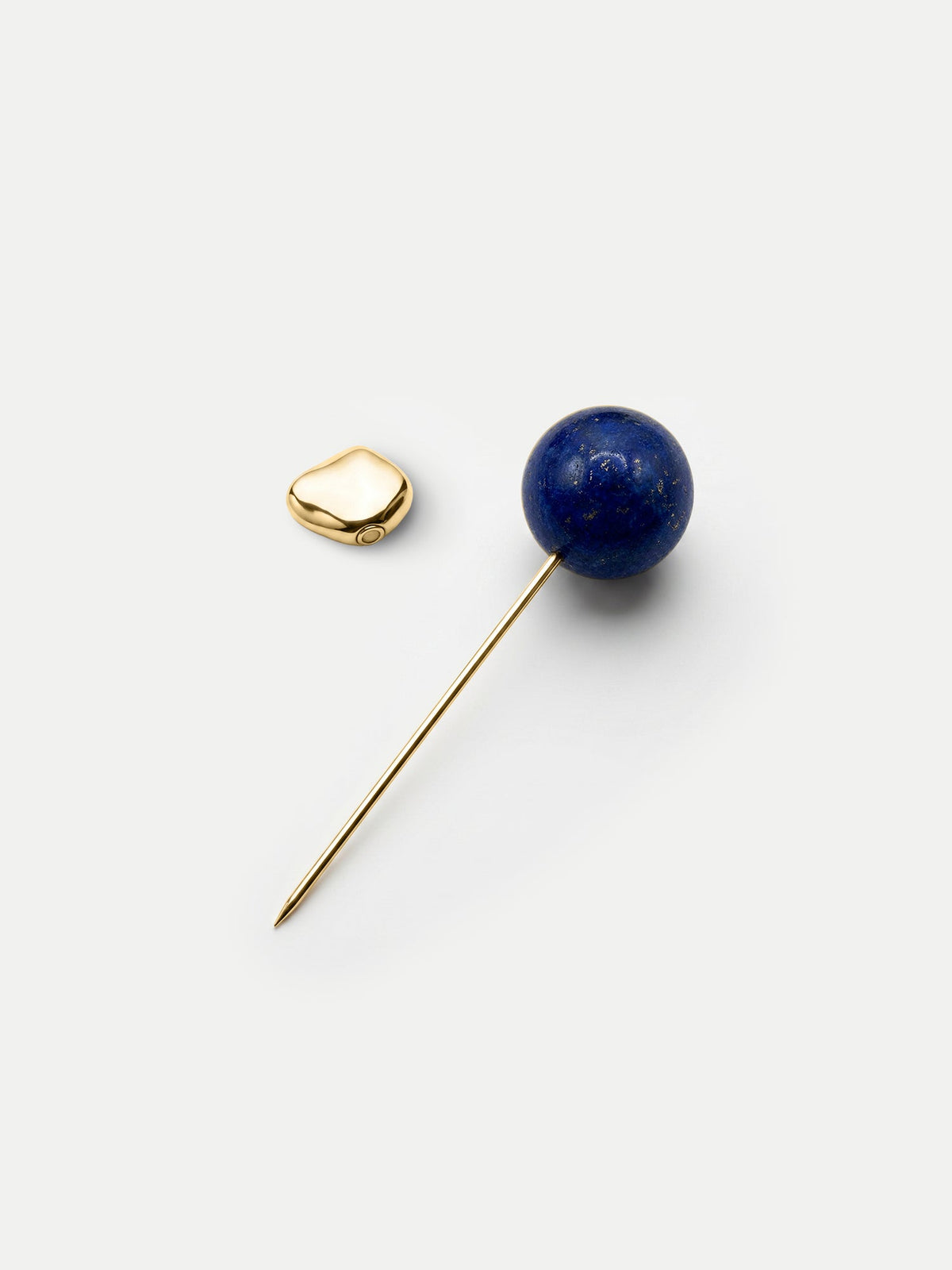 Veronica Beard | Lapis Pin Brooch in Gold/Navy Gold/Navy