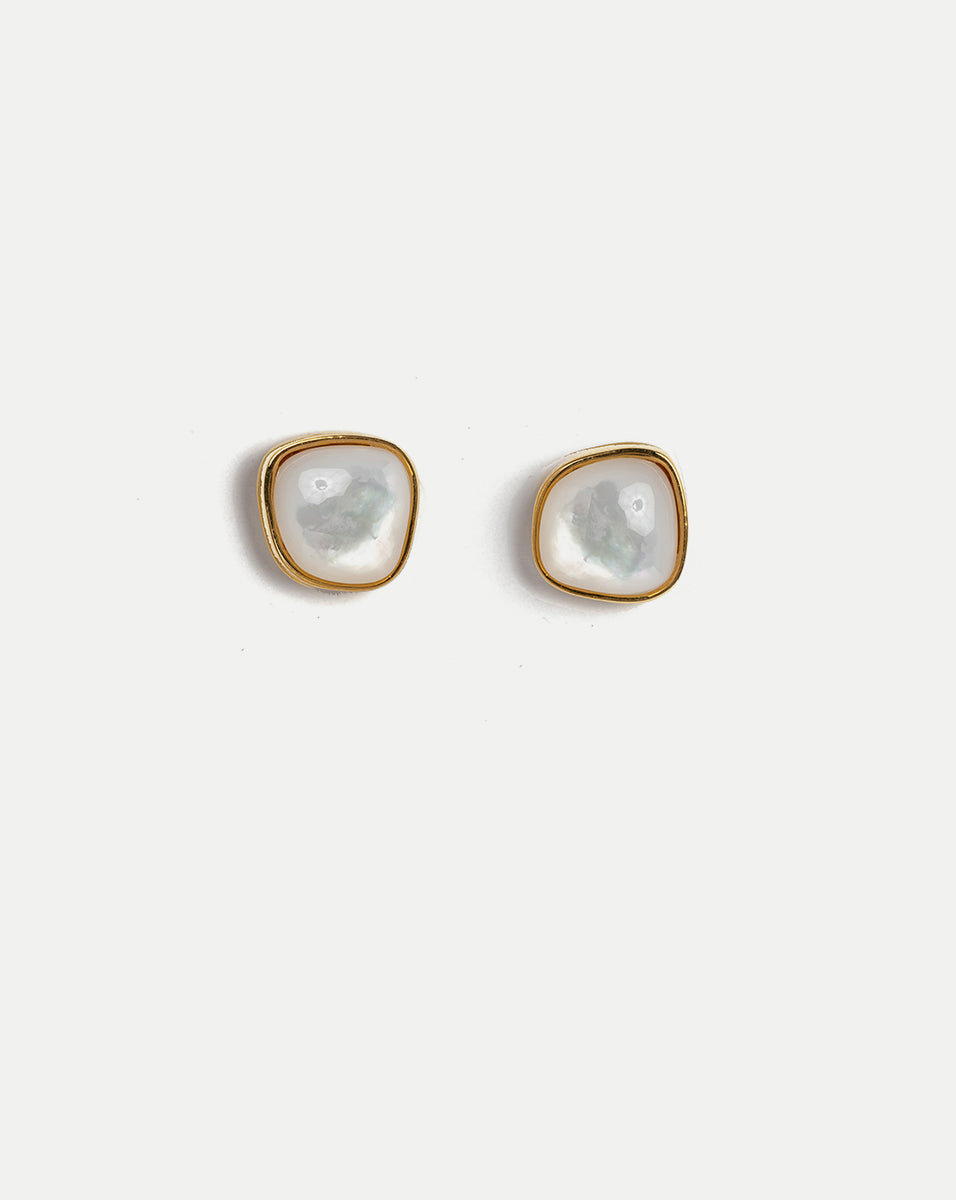 Veronica Beard | Bay Stud Earrings in Pearl Pearl