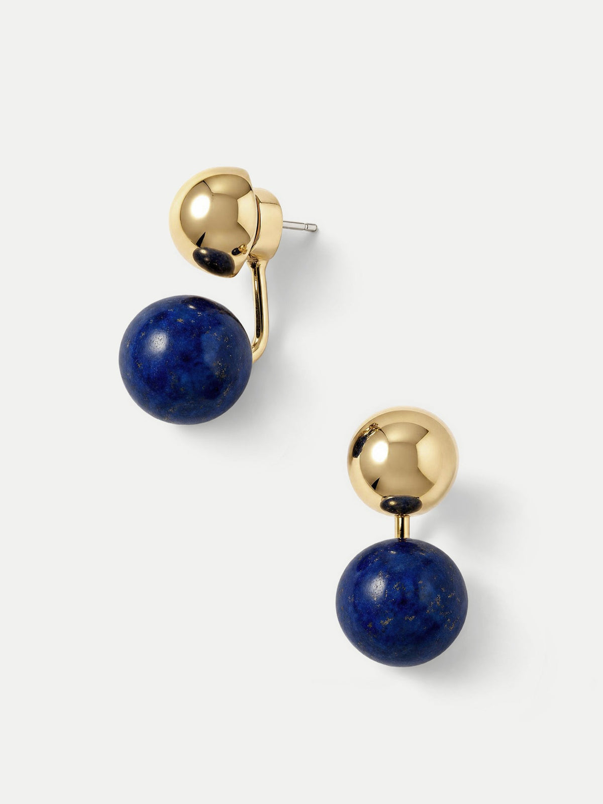 Veronica Beard | Lapis Drop Earring in Gold/Navy Gold/Navy