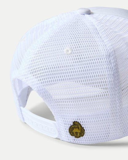 Veronica Beard | Veronica Beard Sports Club Trucker Hat in White/Green White/Green