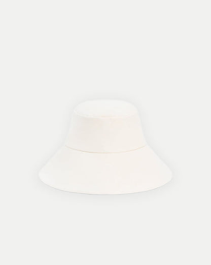 Veronica Beard | Walker Cotton Bucket Hat in Off-White Off-White