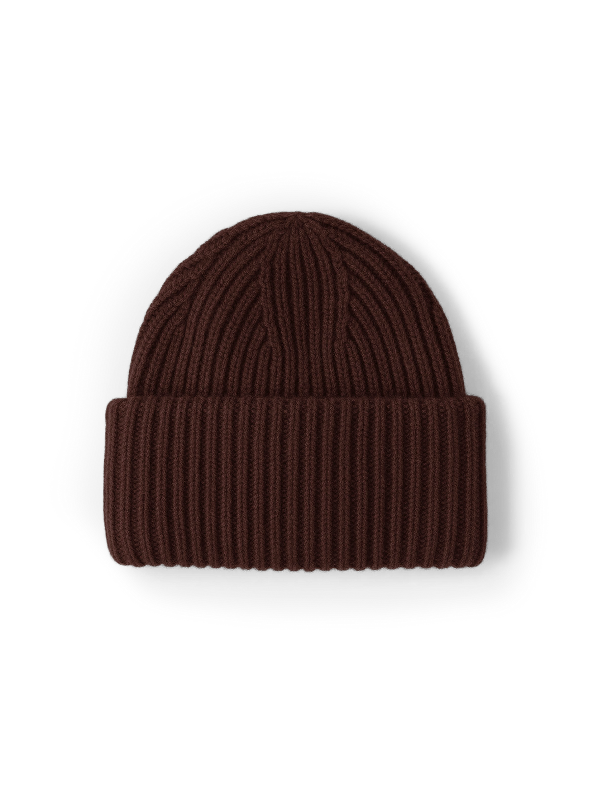 Veronica Beard | Wool-Cashmere Beanie in Dark Brown Espresso