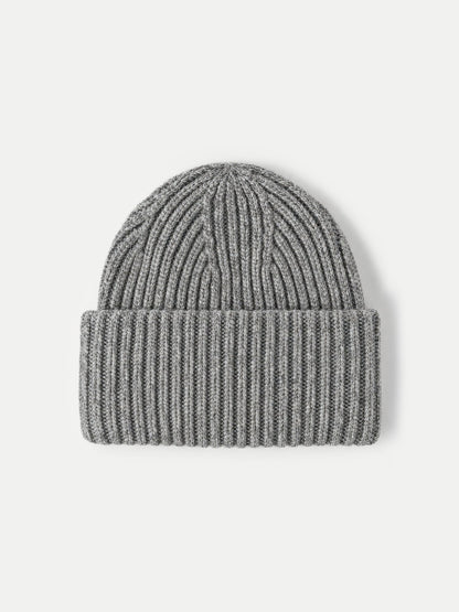 Veronica Beard | Wool-Cashmere Beanie in Medium Heather Grey Medium Heather Grey