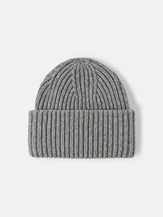 Veronica Beard | Wool-Cashmere Beanie in Medium Heather Grey Medium Heather Grey