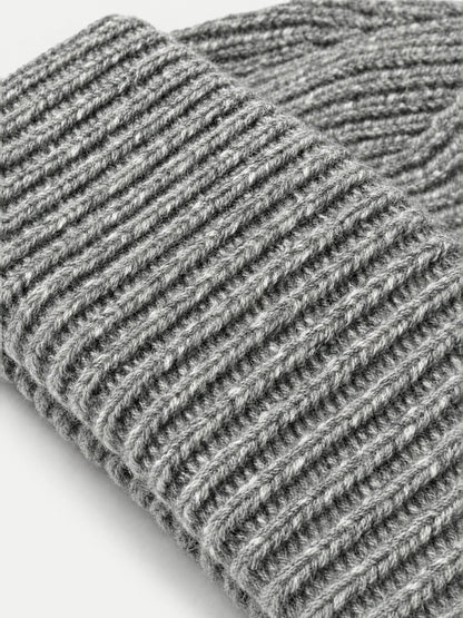 Veronica Beard | Wool-Cashmere Beanie in Medium Heather Grey Medium Heather Grey