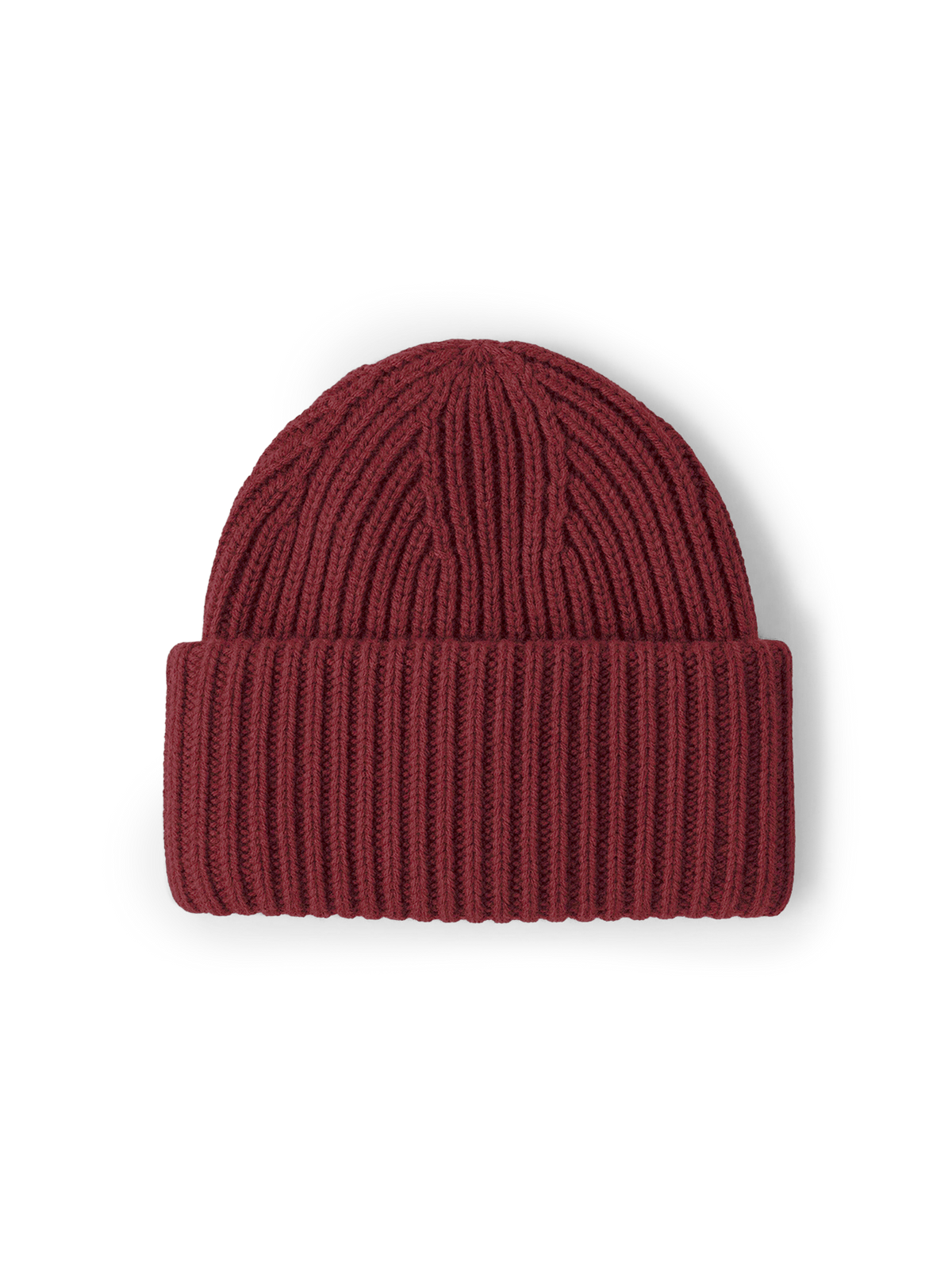 Veronica Beard | Wool-Cashmere Beanie in Burgundy Burgundy