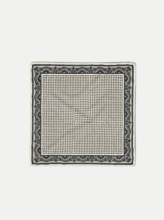 Veronica Beard | Sava Silk-Blend Scarf in Ecru Multi Ecru Multi