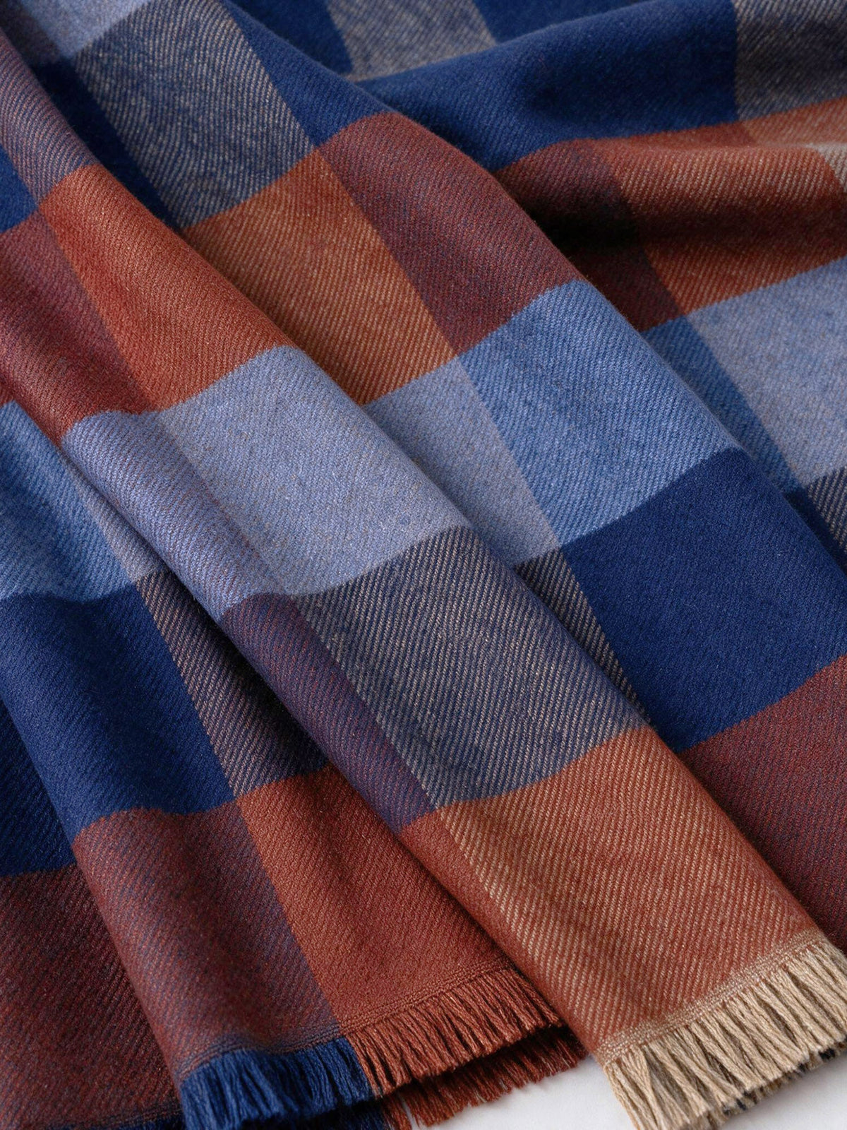 Veronica Beard | Veronica Beard Wool Scarf in Burgundy Multi Burgundy Multi