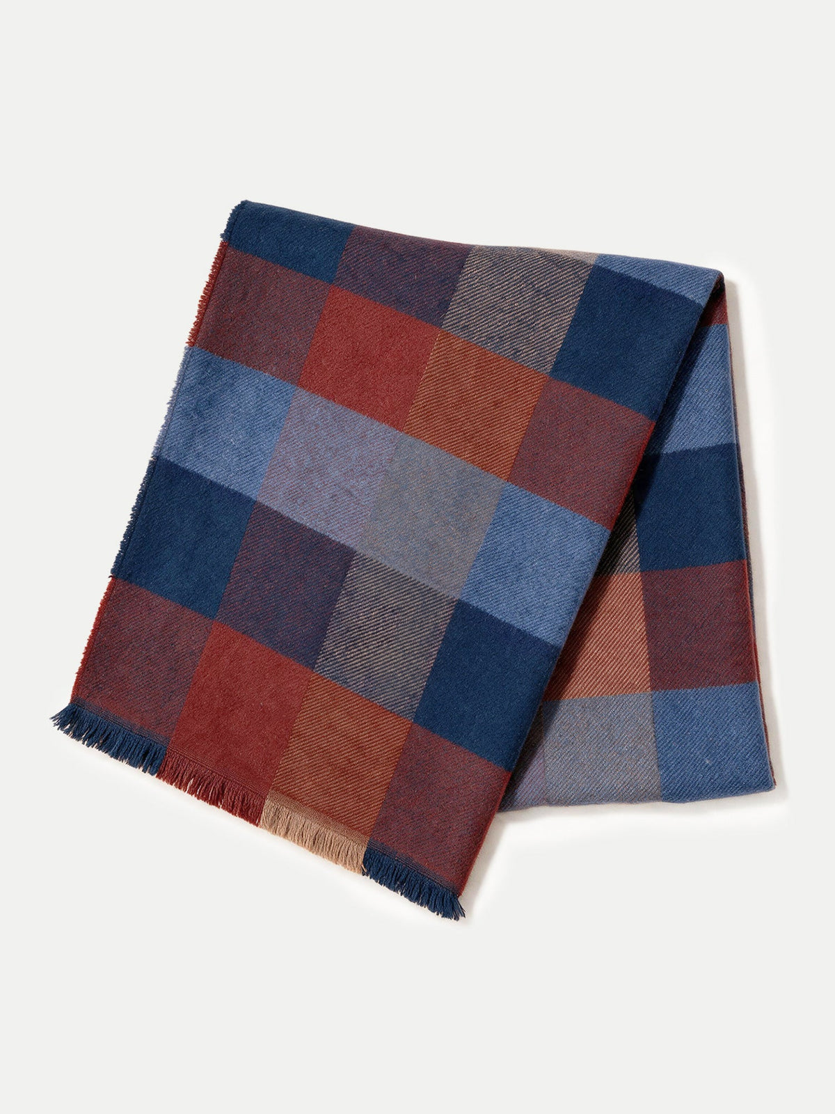 Veronica Beard | Veronica Beard Wool Scarf in Burgundy Multi Burgundy Multi