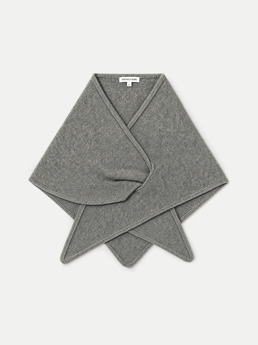 Veronica Beard | Drezel Merino Wool-Cashmere Scarf in Medium Heather Grey Medium Heather Grey