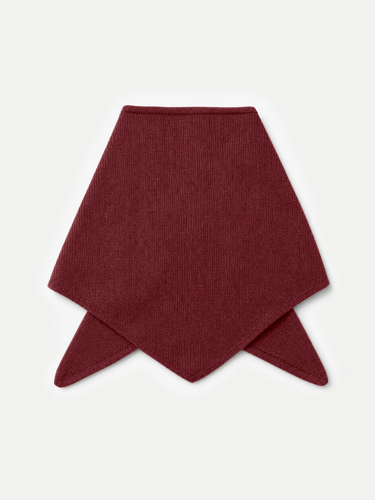 Veronica Beard | Drezel Merino Wool-Cashmere Scarf in Burgundy Burgundy