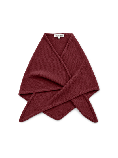 Veronica Beard | Drezel Merino Wool-Cashmere Scarf in Burgundy Burgundy