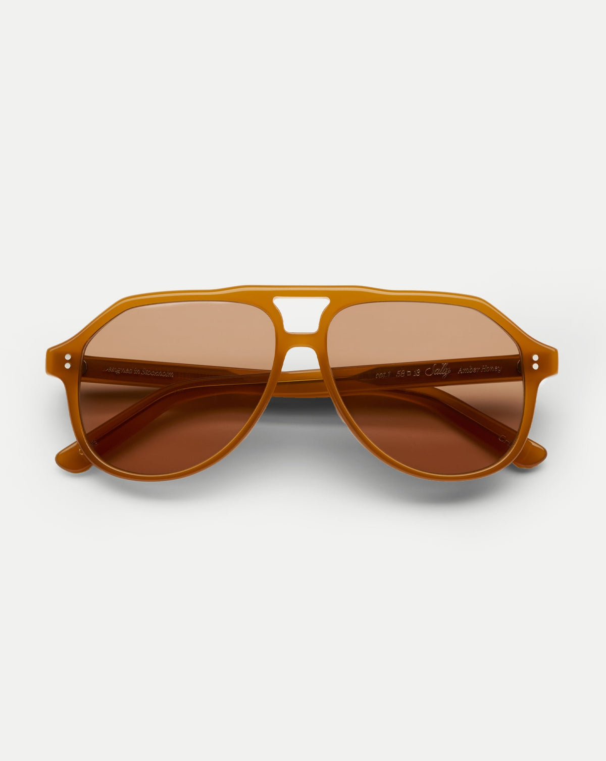Veronica Beard | Sally Aviator Sunglasses in Orange/Brown Orange/Brown