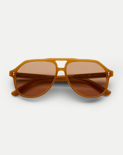Veronica Beard | Sally Aviator Sunglasses in Orange/Brown Orange/Brown