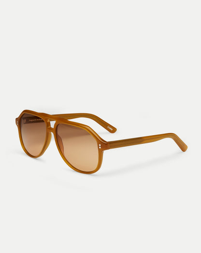 Veronica Beard | Sally Aviator Sunglasses in Orange/Brown Orange/Brown