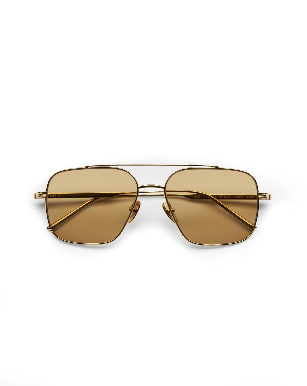 Veronica Beard | CC Titan Aviator Sunglasses in Gold Gold