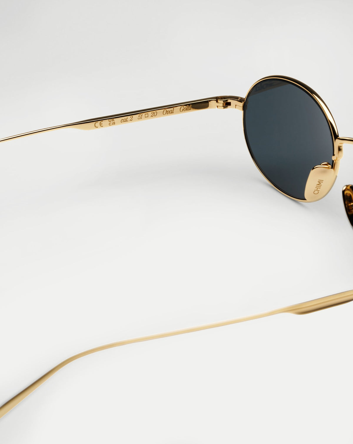 Veronica Beard | CC Titan Oval Sunglasses in Gold Gold