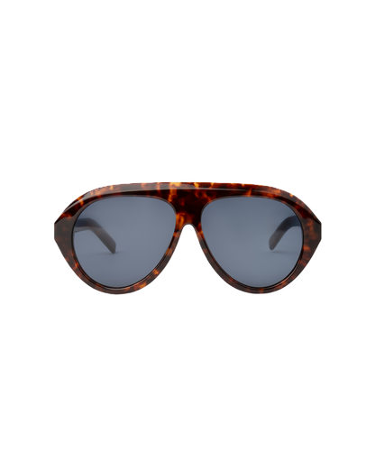 Veronica Beard | The Icon Aviator Sunglasses in Tortoise Tortoise