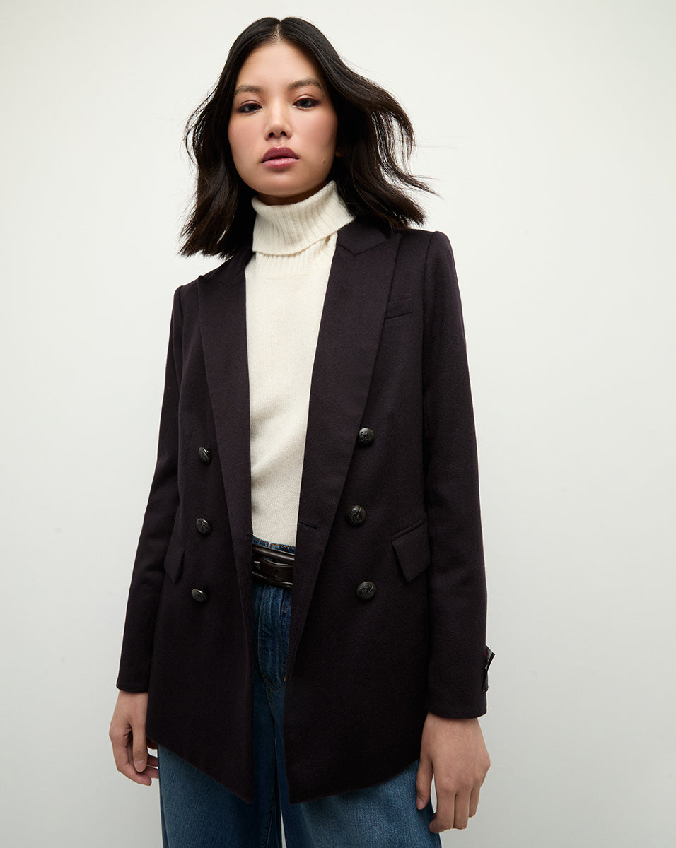 Veronica Beard | Ellette Dickey Jacket in Navy Navy
